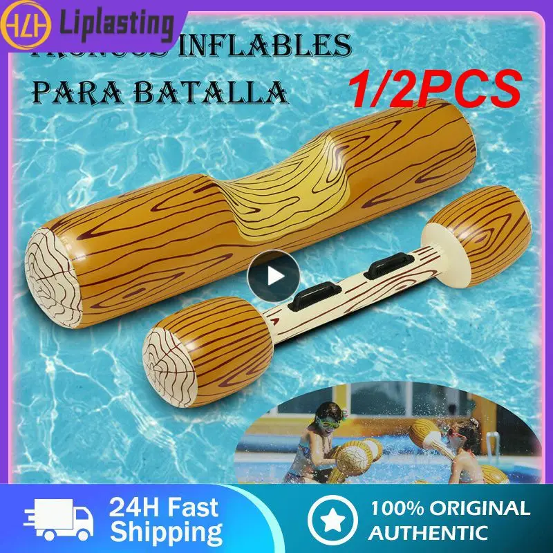 

1/2PCS Summer Outdoor Beach Pool Inflatable Swimming Rings Women men Double Beat Swim Log Stick Set Ring Pool water sports