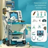 Luxury Simulation Medical Table Set Medical Trolley Puzzle Doctors Nurses Injection Play House  Simulated Medical Kit Toy Gift 3