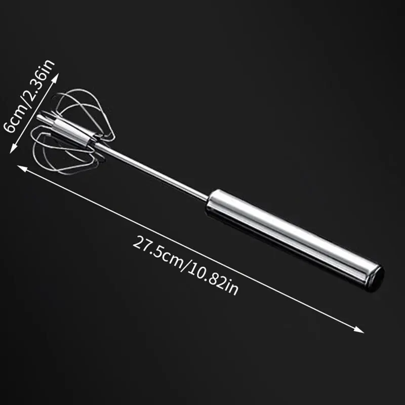 Egg Beater Semi Automatic Egg Beater Rotating Cream Egg Mixer Household Manual Beater Baking Tool Kitchen Tools