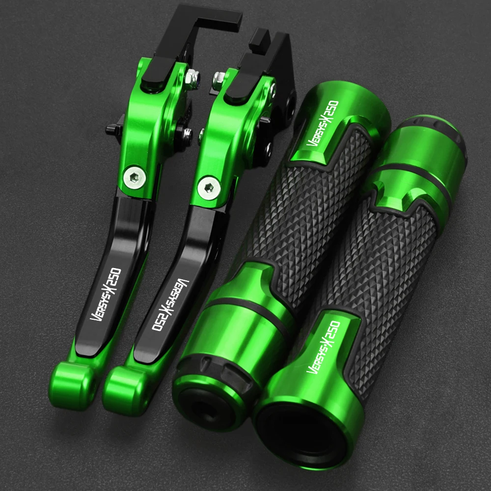 

Motorcycle Adjustable Extendable Brake Clutch Levers Handlebar grips For Kawasaki VERSYS-X250 versys-x 250 2017-2019 2020 2021