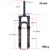 bolany Mountain Bike Fork 29 inch bike suspension MTB Air Suspension fork shock absorbing fork MTB fork Downhill suspension fork 11