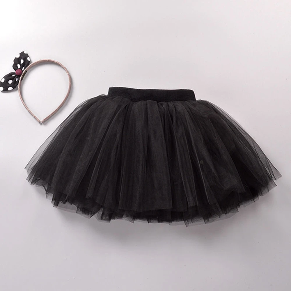 Baby Mädchen Tutu Flauschigen Rock Kleinkind Prinzessin Ballett Tanz Tüll Mesh Rock Kinder Kuchen Rock Nette Mädchen Kleidung Pettiskirt Rock – Detail 5