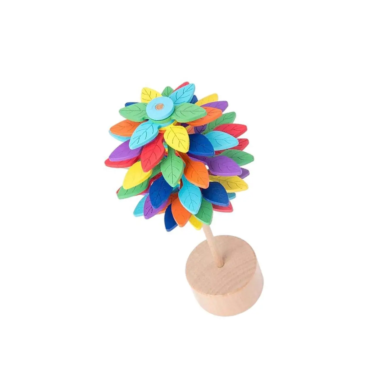 

Wooden Rotary Spiral Stress Relief Hand Toys Toy Desktop Ornaments