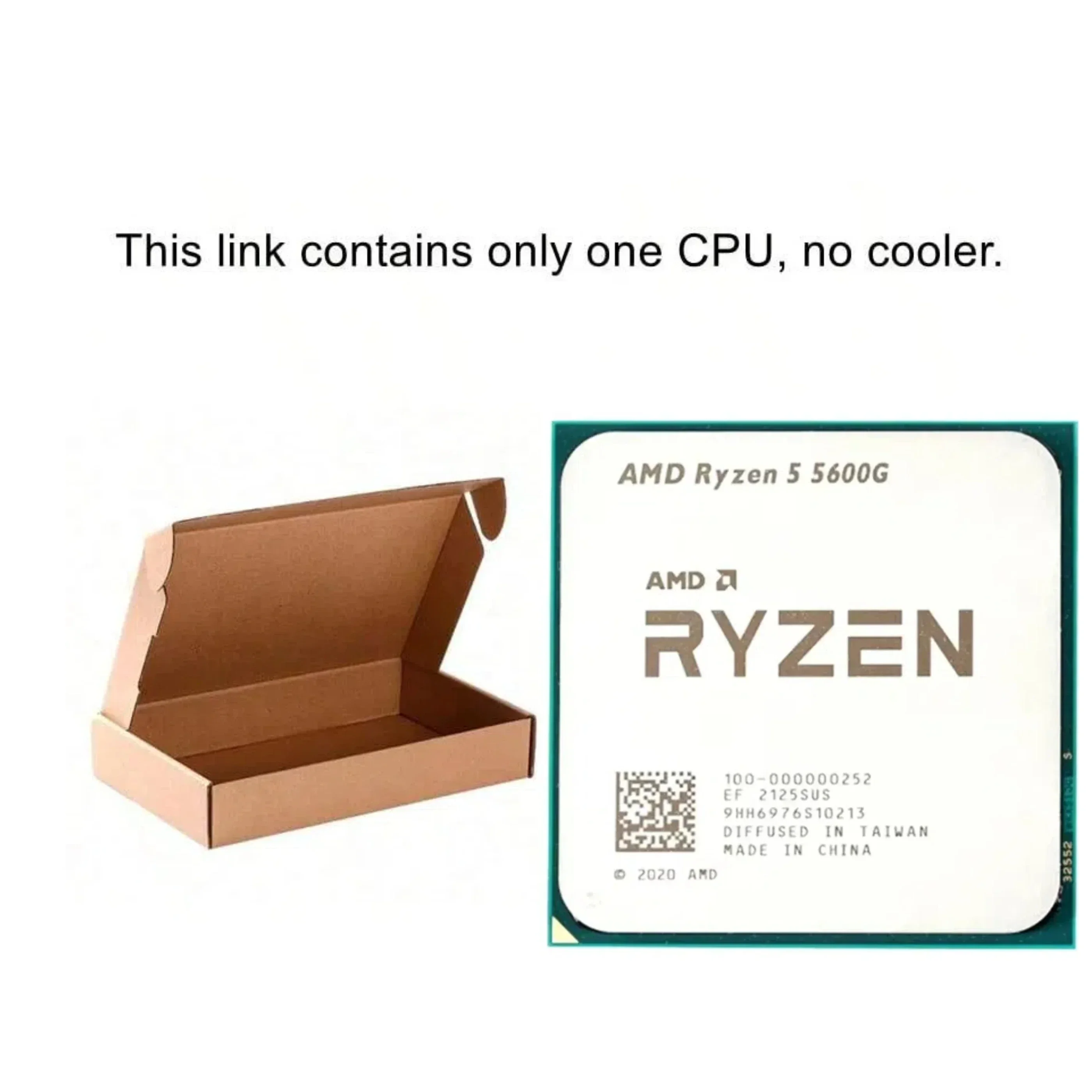 AMD 라이젠 5 5600G 6코어 12스레드 데스크탑 프로세서 (라데온 그래픽 내장, 65W TDP, 16MB L3 캐시, 소켓 AM4)