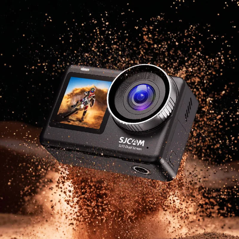SJCAM SJ10 Pro Caméra Action 4K 60fps Stabilisation Gyroscopique Étanche