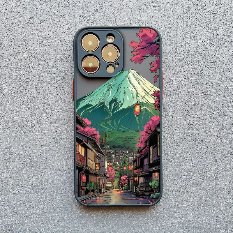 Mount Fuji Street View Phone Case Cover