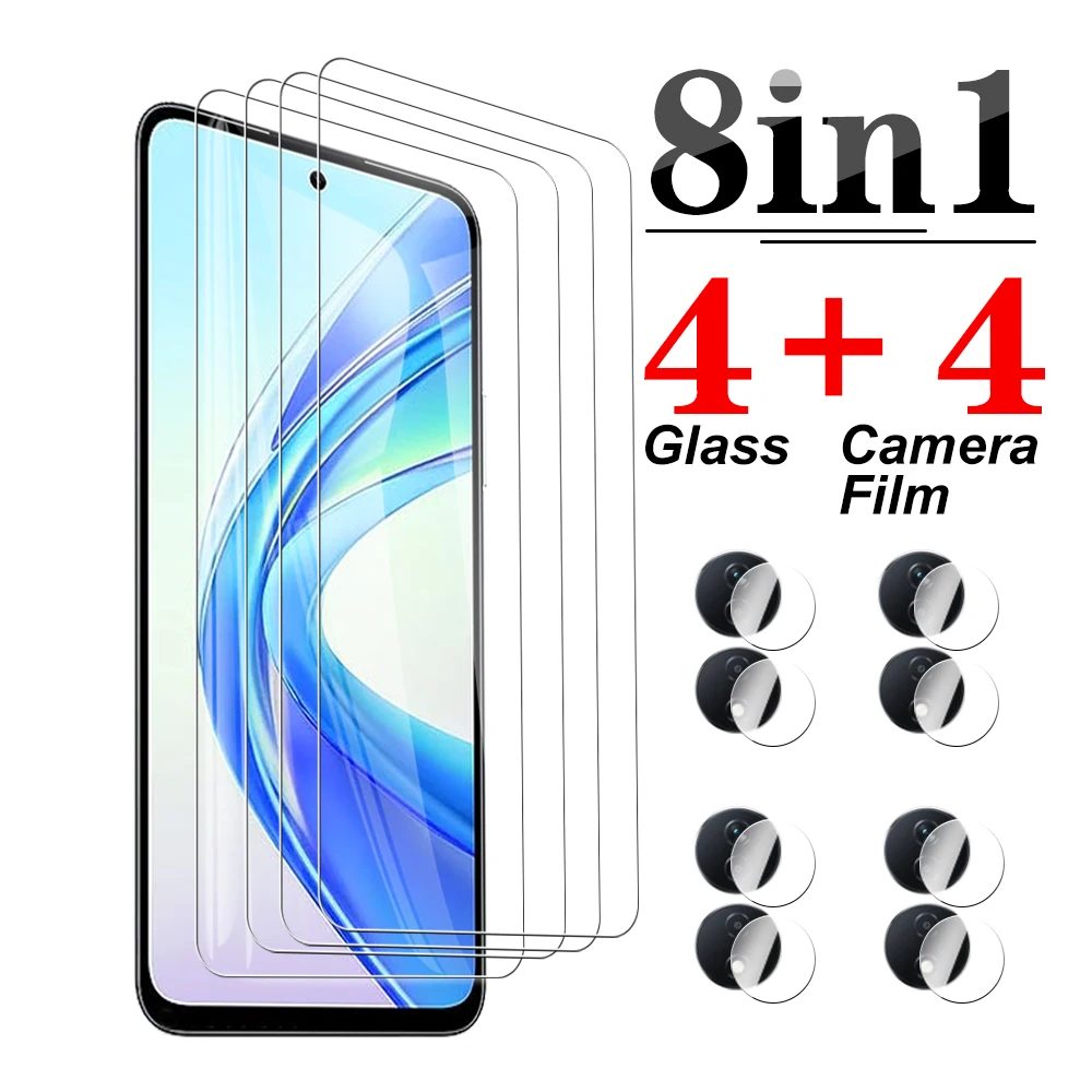 

Закаленное стекло для камеры 8 в 1 для Honor X7b 5G 2024, Защитная пленка для объектива для honar x7 b X 7B 5G 4G xonorX7b 6,8 дюймов