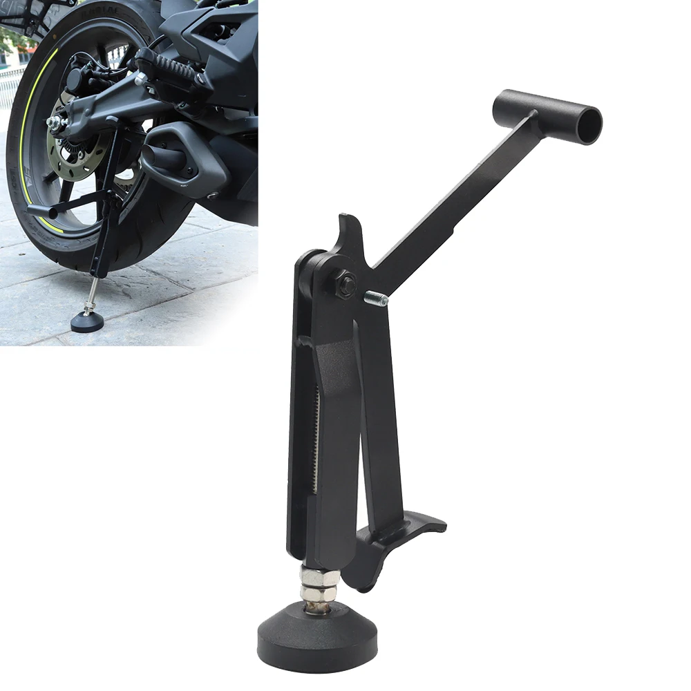 Motorcycle Labor Saving Wheel Stand Kickstand Universal Wheel