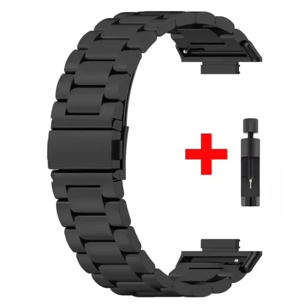Stainless Steel Metal Strap - Comfortable Wristband for Smartwatch Accessories
