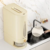 Large Capacity Sealed Moisture-Proof And Insect Proof Rice Bucket Kitchen Crevice With Measuring Cup Rice, Pet Food Storage Box 2