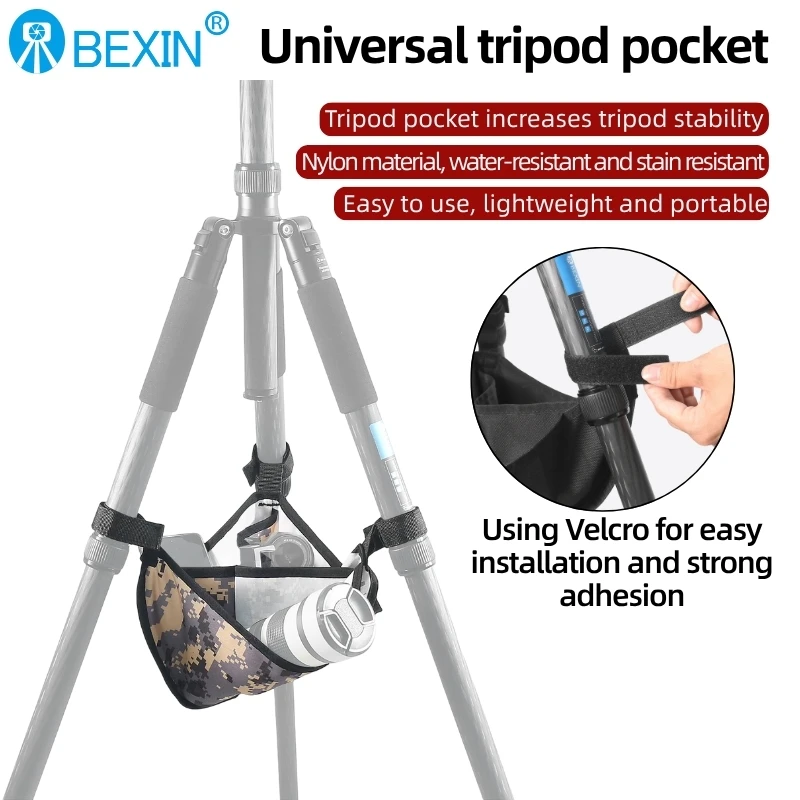 BEXIN Tripod Weight Stone Bag Heavy Duty Sandbag for Tripod Easel Universal Stand Sand Bag for Stabilizing Photography Accessory tripod sandbag