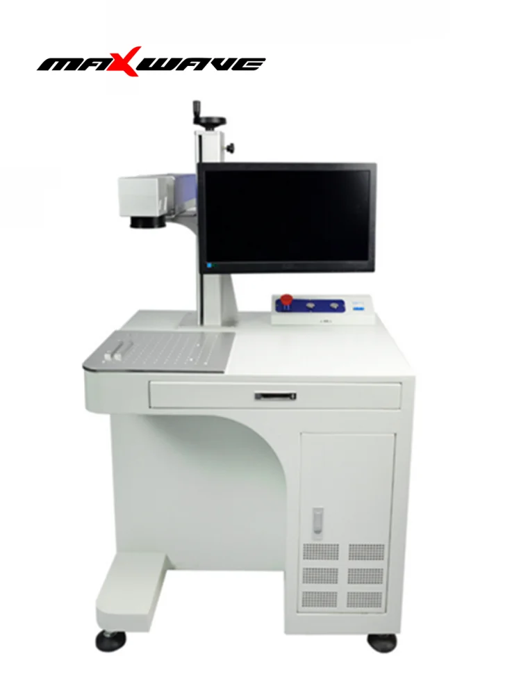 

Hot Selling 20W 30W 50W 100W Fiber Laser Marking Machine for Metal All-in-one Cabinet