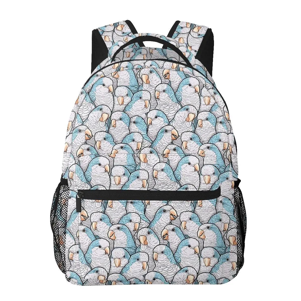 

Blue Quaker Parrots Backpack for Girls Boys Travel RucksackBackpacks for Teenage school bag