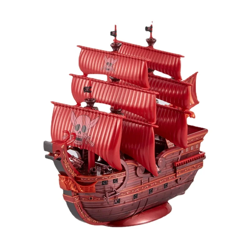 

Bandai Genuine ONE PIECE Shanks Grand Ship Collection Red Force Theater Edition Assembly Model New Version Kids Toys