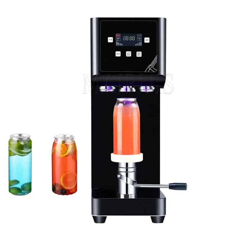 

Automatic Intelligent Tin Can Sealing Machine Manual Rotary PET Bottle Can Filler Seamer Beer Can Sealer For Food Beverage