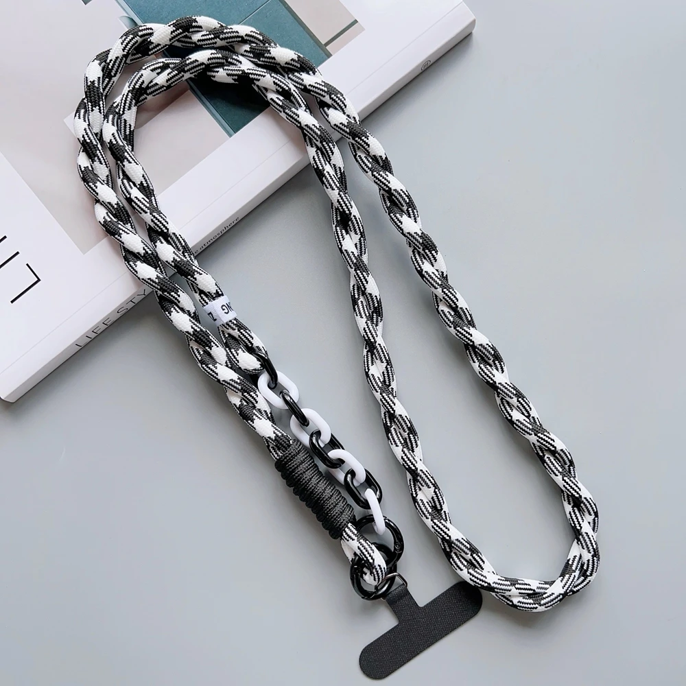 Korea Mode Universal Lange Telefon Lanyard Strap Handy Hängen Seil Neck Straps Anti-verloren Lanyards Handy Zubehör – Detail 7