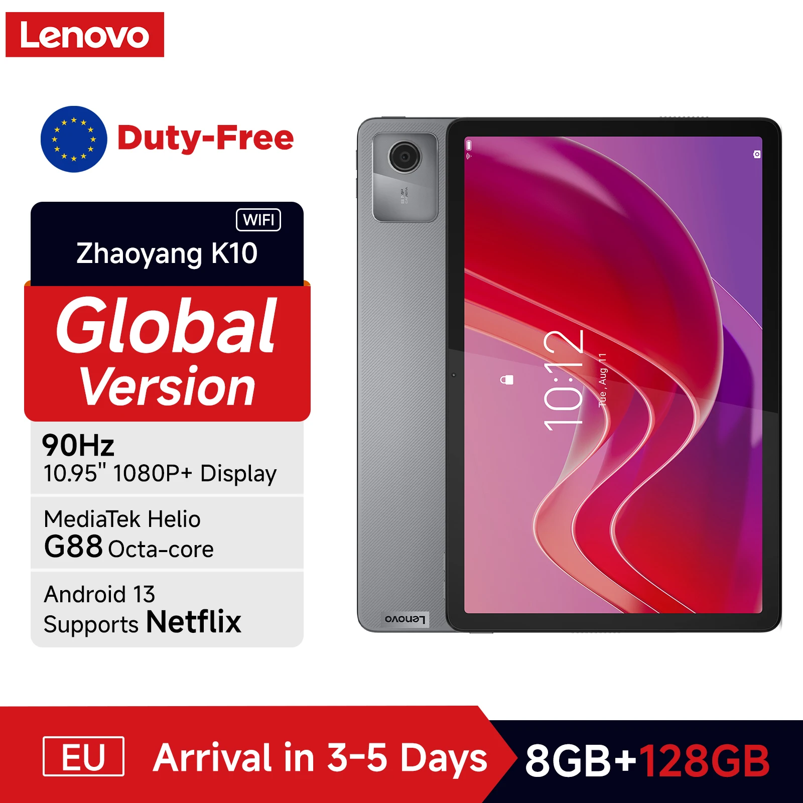 Lenovo Tab K10 M11 TB330FU 6/8+128GB Zhaoyang Tablets K10