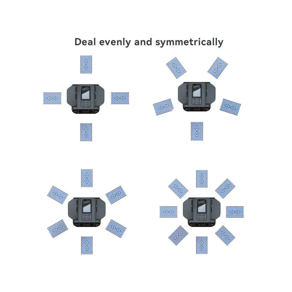 Two-in-one Card Dealing And Shuffling Machine Automatic Poker Card Dealing Machine 360 Rotating Shuffling And Dealin card shuffling tool