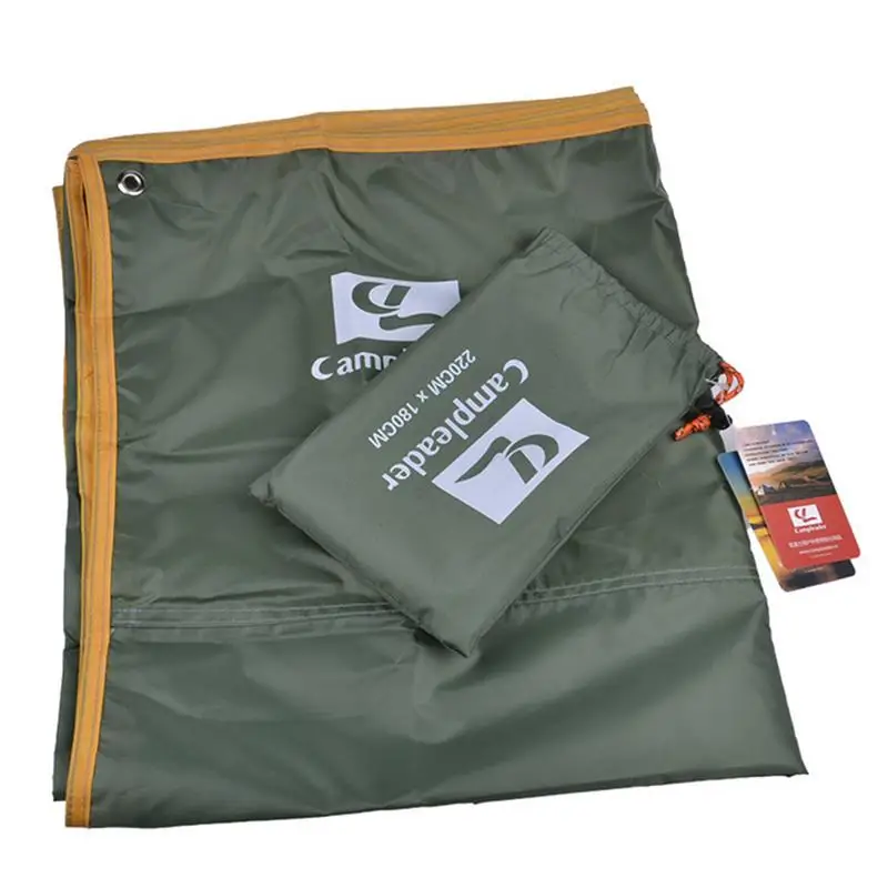 Heavy Duty Tarp Cover Rainproof Camping Tarpaulin Outdoor 210D Oxford Cloth PU Coating Water Pressure Resistance camping tarpaulin