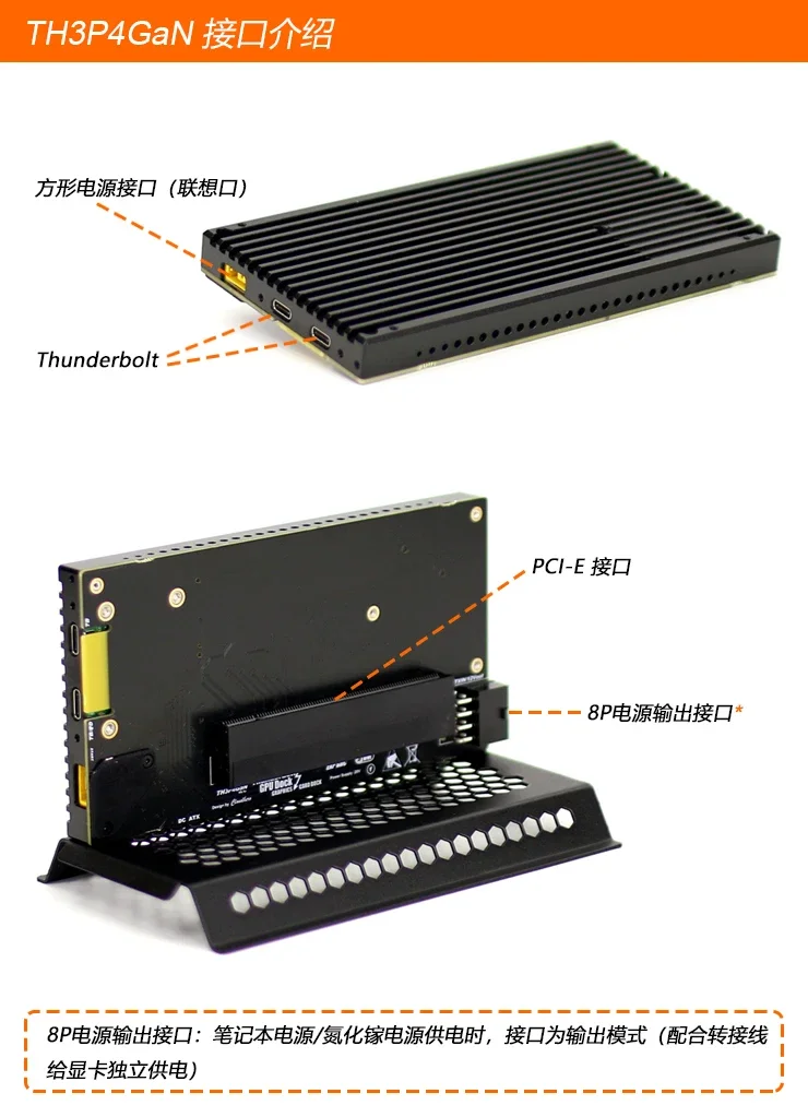 拡張カード TH3P4G4 Thunderbolt External GPU Dock External GPU Dock Graphics Card Dock + USB4 Cable +Bracket