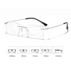 Fashion Business Anti-blue Light Frameless Reading Glasses Women Anti-fatigue Presbyopic Glasses Computer Grade Glasses 5