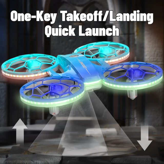 JJRC H127 2.4G Remote Control Quadcopter One-touch Take-off And landing Stunt Drone Bright light Fall-resistant Children Toy 2