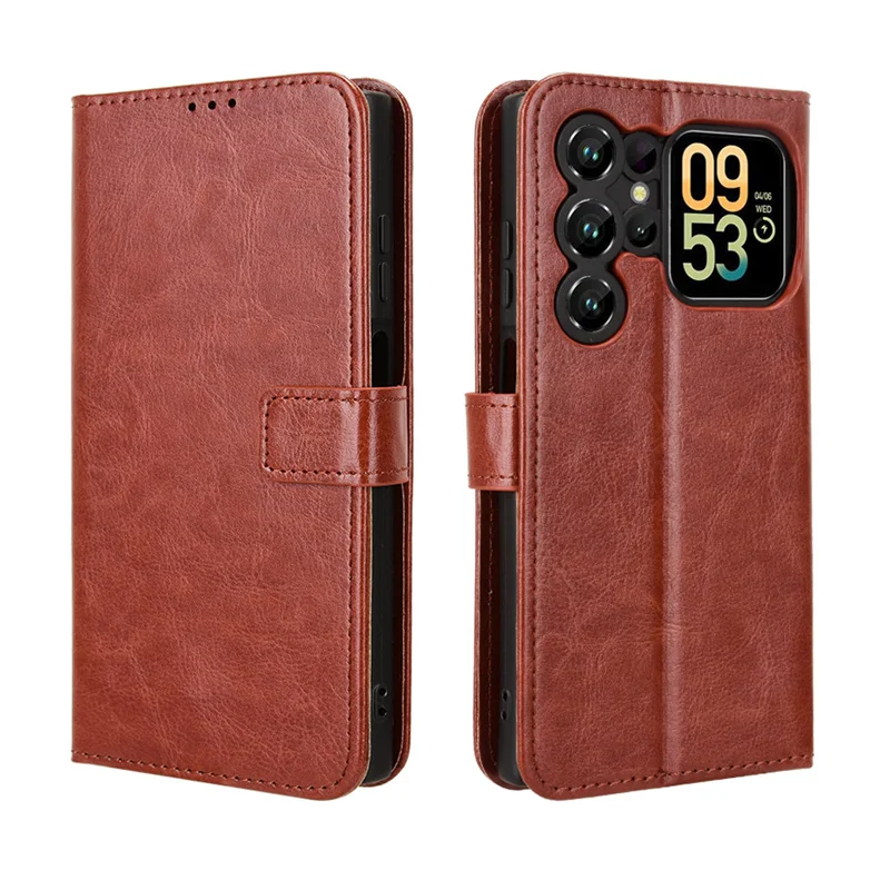 Luxury Crazy Horse Leather Case Skin in PU