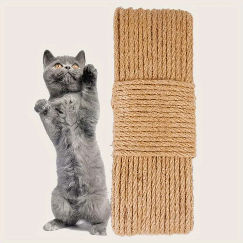 Title 6, 1pc-10mNatural Sisal Rope Cat Scratcher Rope Tr...