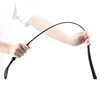 48.5cm Six Beads Handle Silicone Tassels Top Long Straight Whip Riding Crop Flogger Paddle Slapper Horse Training Dressage Whips 1