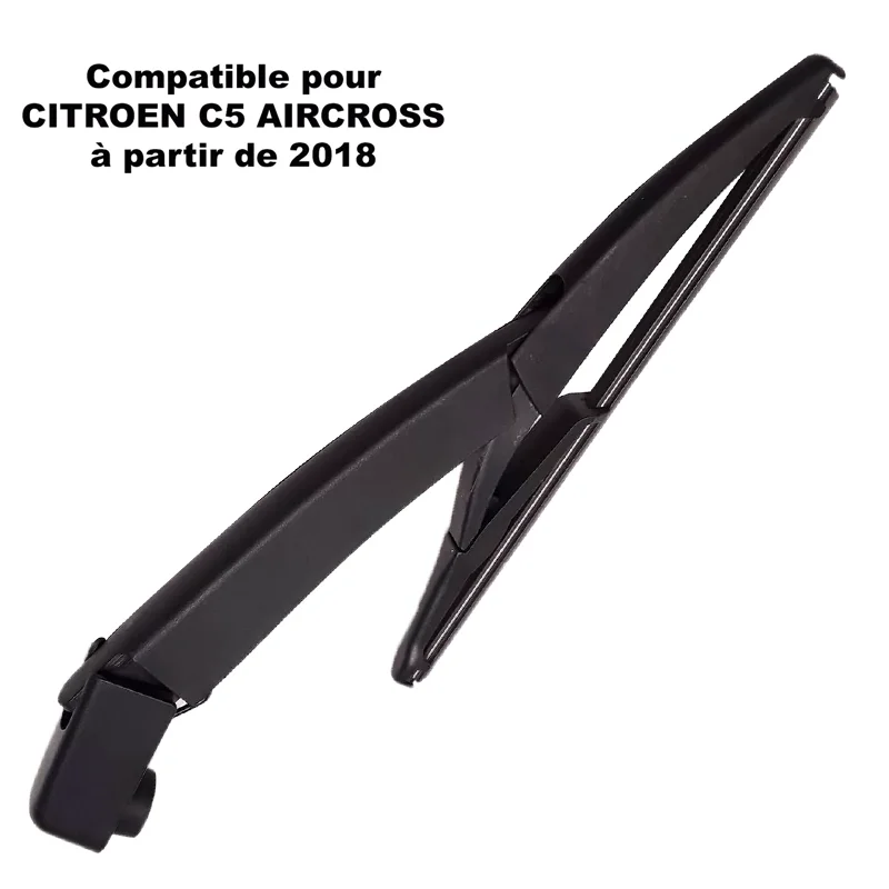 8" Inch Rear Wiper Blade & Arm Set Kit For Citroen C5 Aircross 2018 2019 2020 2023 Windshield Windscreen Clean Rear Window 3