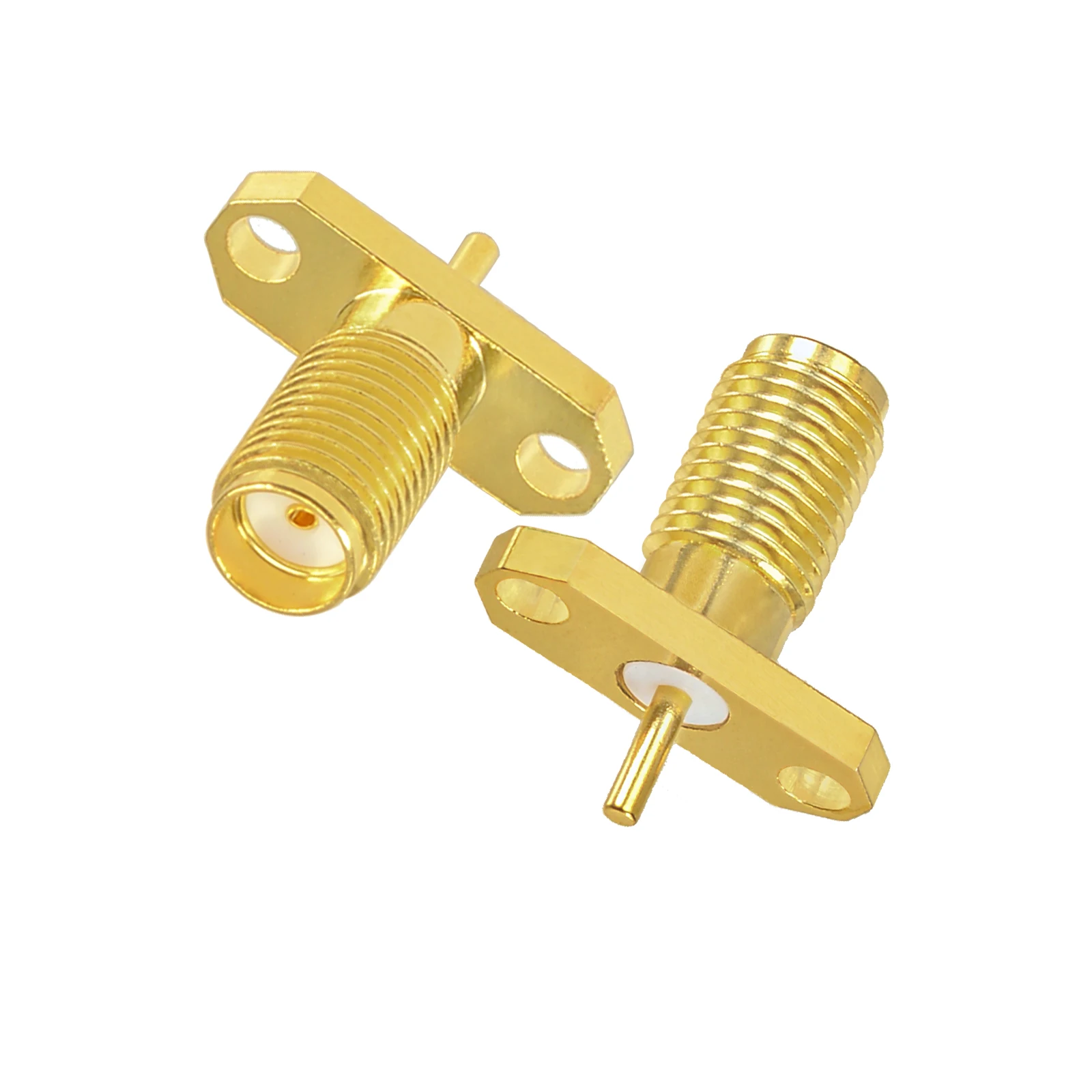 

Superbat SMA 2 Hole Panel Mount Female with Solder Post Terminal Medium Version RF Coaxial Connector
