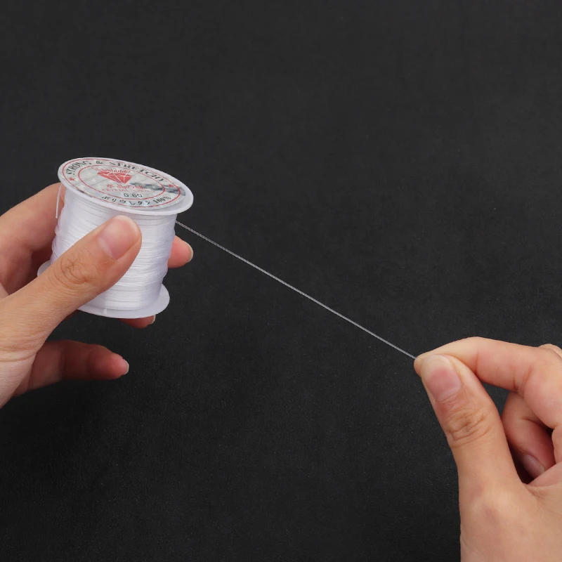 Description Picture 3 of item11-80M/Lot 0.2-1mm Non-Elastic Fishing Line Cords Nylon String Thread For Ornament Making DIY Craft Clothing Finding Accessories