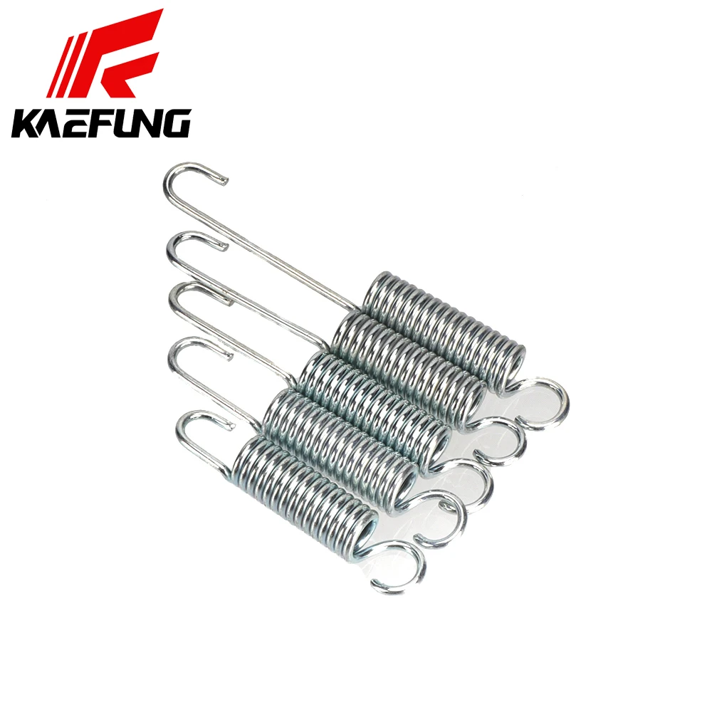Motorcycle Kickstand Spring Replacement – Durable Silver Metal Stand Return Accessory