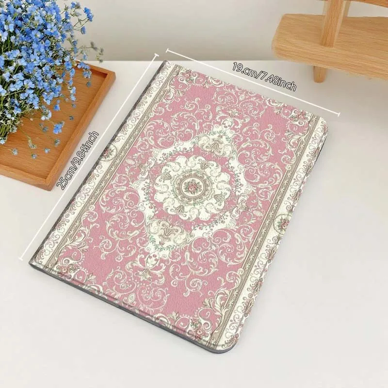 Vibrant Floral Pattern Cloth Tablet Case
