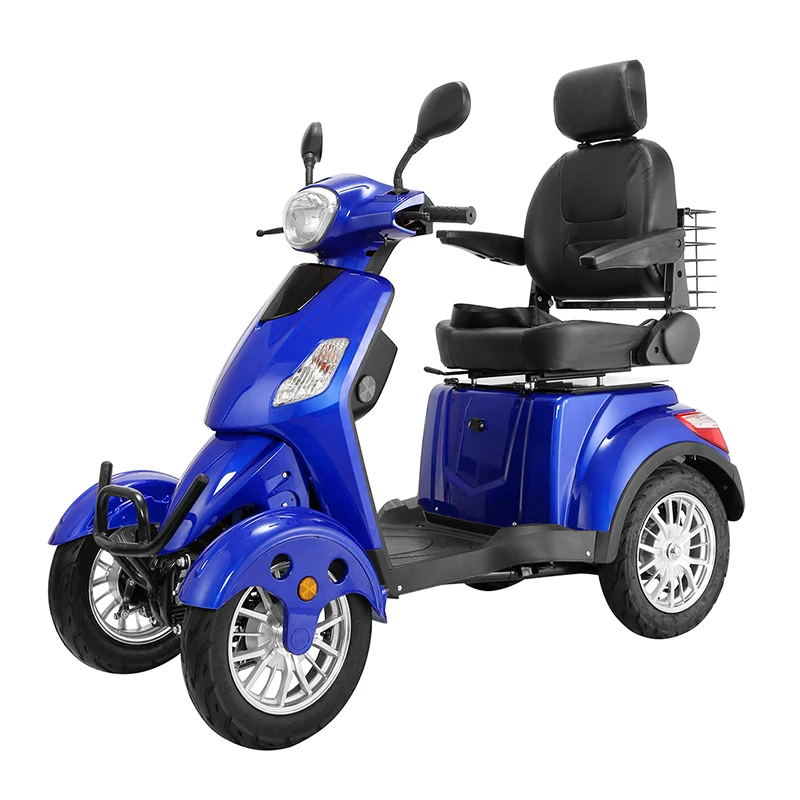 

CE Certification 500w Four-wheeled Elderly Electric Mobility Scooter Battery Car Adult Moped