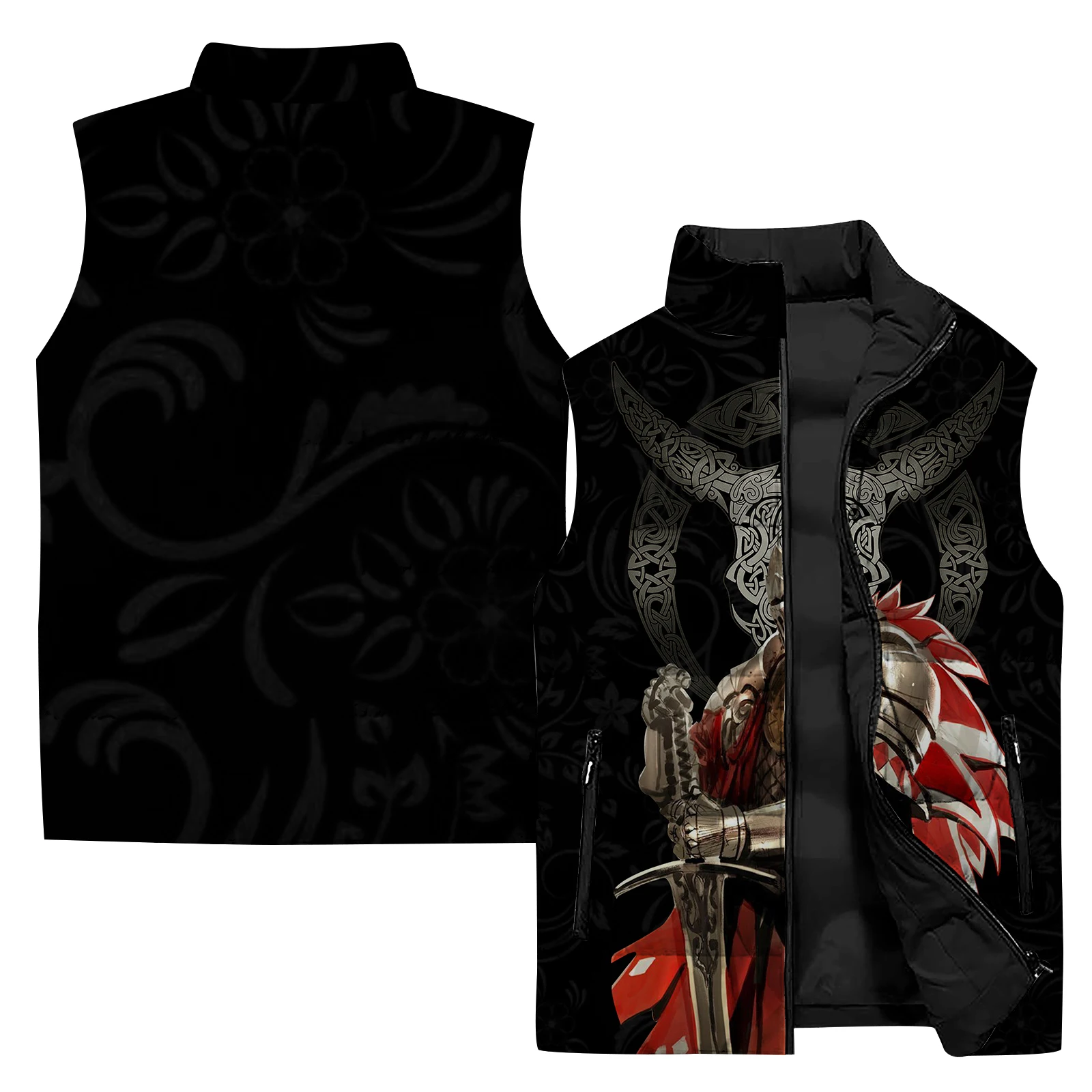 thumbnail image 1 of Chaquetas de armadura para hombre, chaleco de camping duradero de invierno para hombre, chaleco de caballero con impresión 3D, cálido y fresco, chalecos de alta calidad para hombre, abrigo de trabajo, 1 of 4