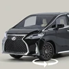 1:24 Lexus LM300 MPV Alloy Car Model Diecast Metal Vehicles Car Model High Simulation Sound and Light Children Toy Gift With Key 5