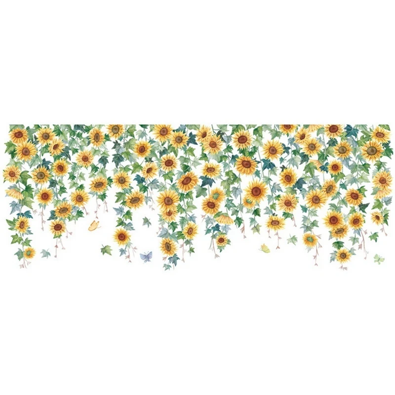 Hot Yo-Diy Wall Sticker Flower Scandinavo Wallpaper Sticker Peelable Room Decoration Wall Sticker Interni Alla Moda