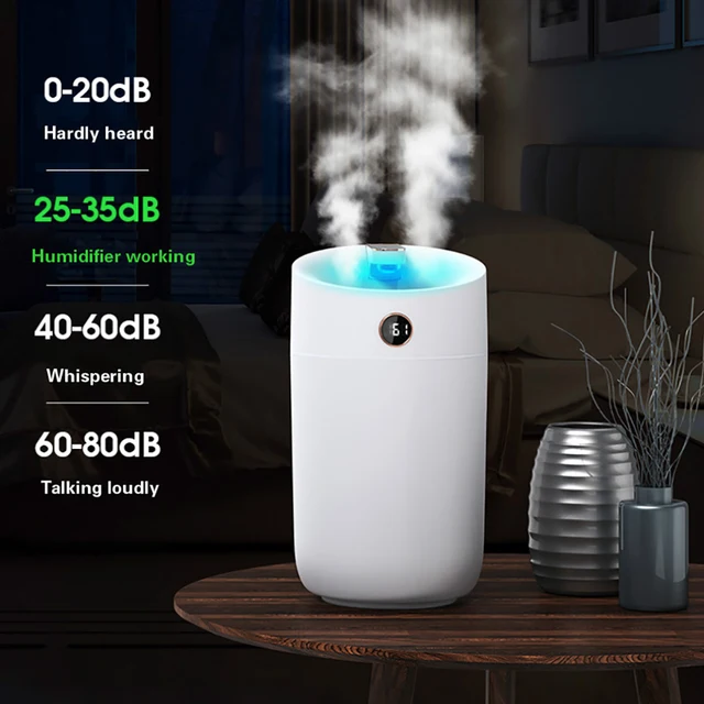 3L Air Humidifier Large Capacity Air Diffuser Atomizer Ultrasonic Aroma Diffuser Cool Mist Maker USB Air Humificador Purifier 2