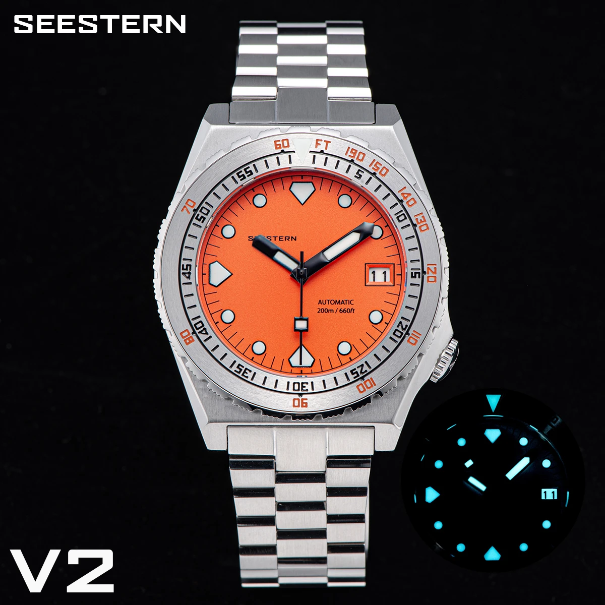 Seestern 2022 New Diver Watch For Men Sub600t Automatic Nh35 Movement