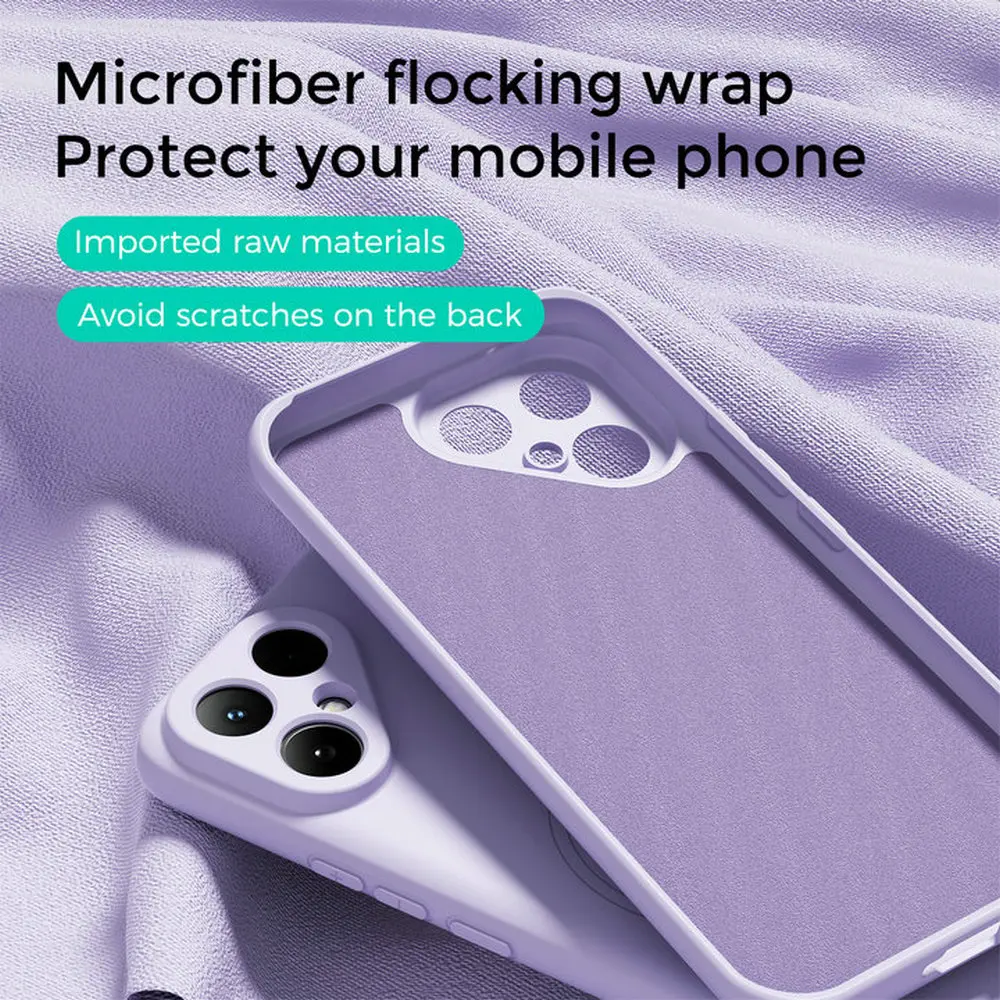 Magnetic Back Case with Camera Protector and Curve Design