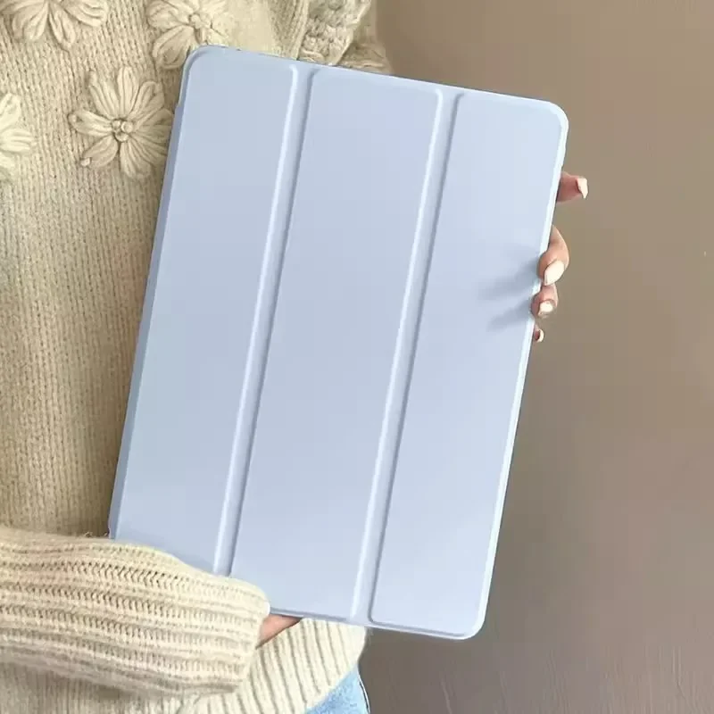Premium Soft Silicone Tablet Case with PU Cover