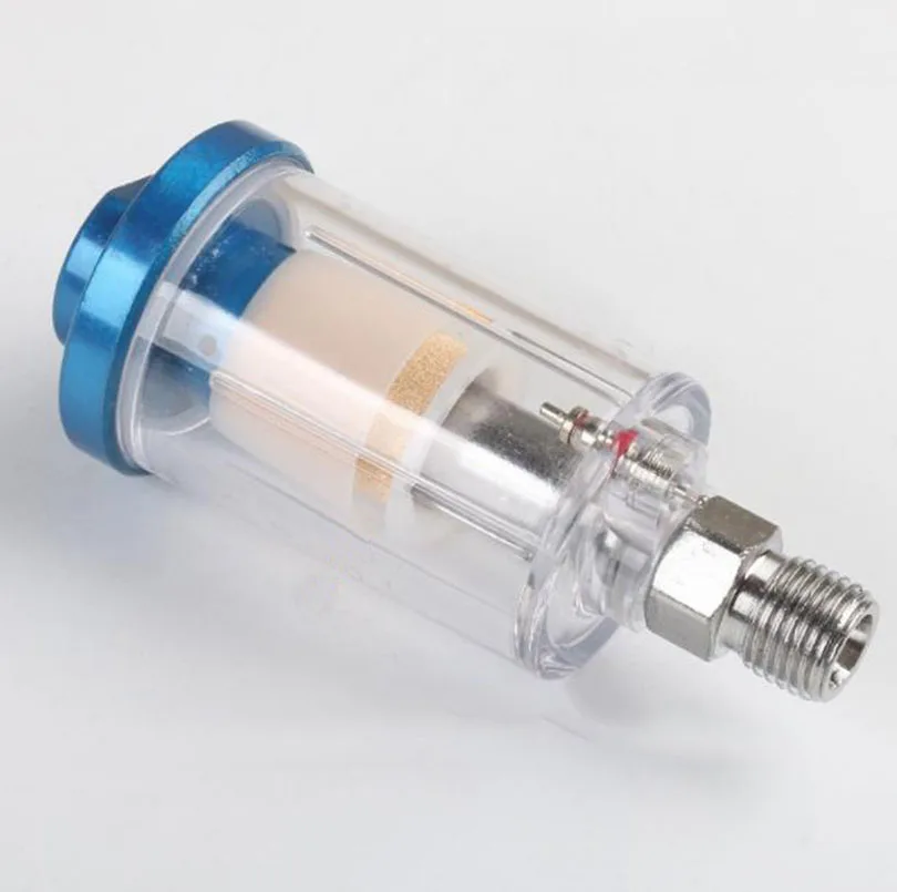 1PC Spray Gun Air Regulator Gauge In-line Oil Water Trap Filter Separator Pneumatic Tools For Airbrush
