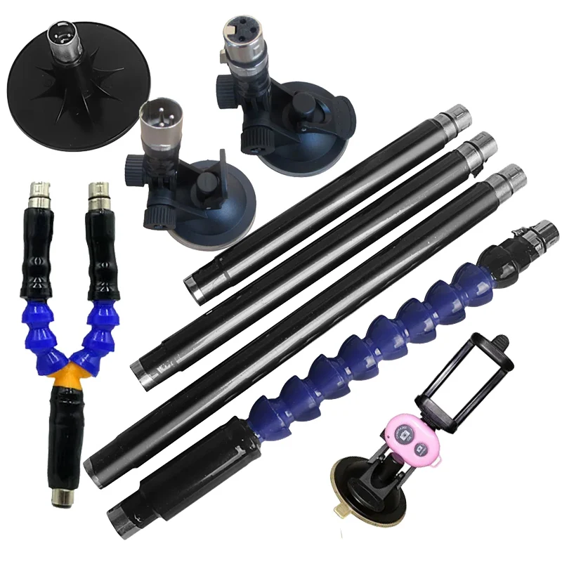 Sex Toy 3XLR Machine Attachments Variable Direction Suction Cup 20/25/30cm Extension Rod Bluetooth