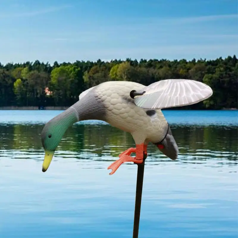 Decoy Mallard Ducks Flexible Duck Decoy Spinning Wing Remote Controller