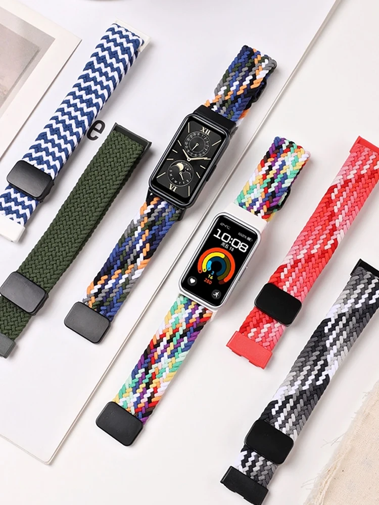 Enhanced Elastic Magnetic Nylon Braided Bracelet Wristband