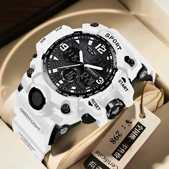 Teenage Men's Junior High School Student Fashion Trend Black Technology Sports Glow Men's Electronic Watch 6