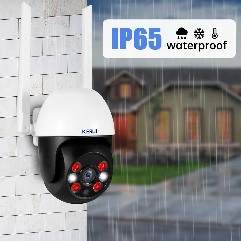 KERUI Tuya Smart/Smart Life 8MP PTZ smart outdoor camera for Home Security Protection WiFi CCTV Video Surveillance Camera Wireless