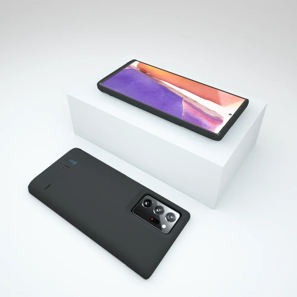 삼성 갤럭시 노트 20 울트라 5G 보조배터리 케이스, 6000mAh 외장 배터리 충전 커버, 삼성 노트 20 5G 배터리 케이스