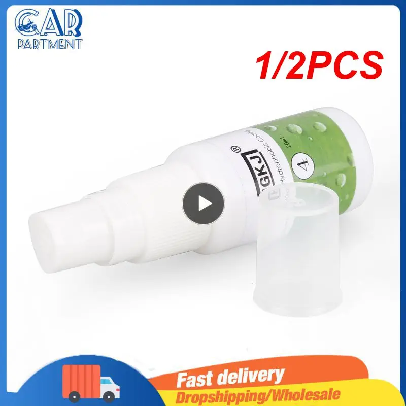 

1/2PCS Waterproof and Antifoggant 20ml50ml100ml Automobile Windshield Bathroom Mobile Phone Glass Nano Hydrophobic Coating Spray